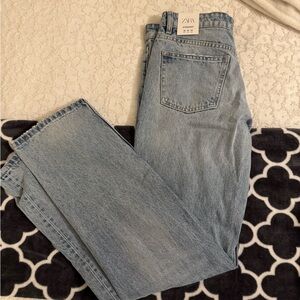 Zara Women's High Rise Light Blue Jeans